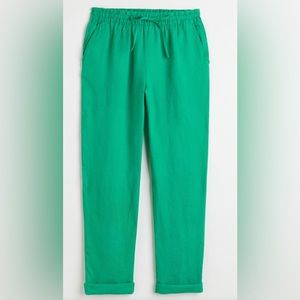 Green Linen Joggers by H&M Sz XS 🪀